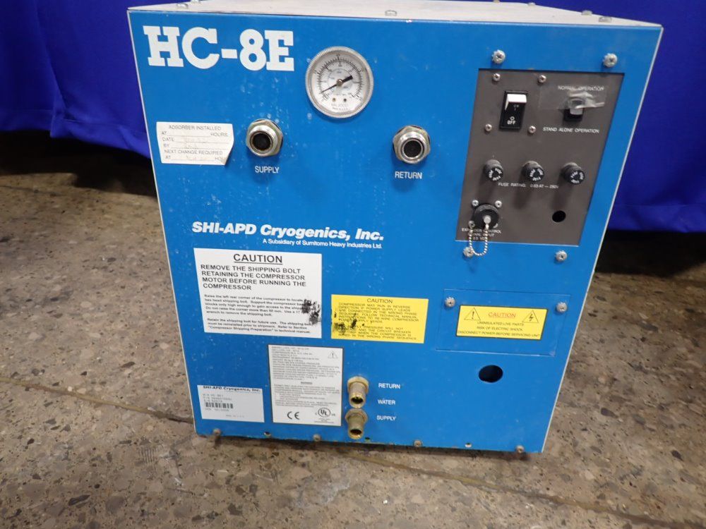 Shi-apd/cryogenics Inc Recirculating Water Chiiler