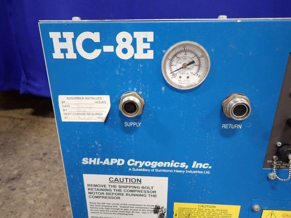 Shi-apd/cryogenics Inc Recirculating Water Chiiler
