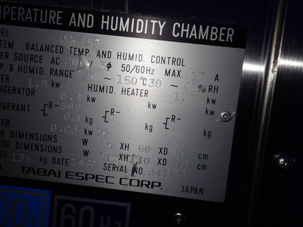 Tabal Environmental Chamber