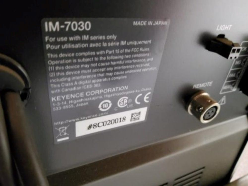 Keyence Dimension Measurement System