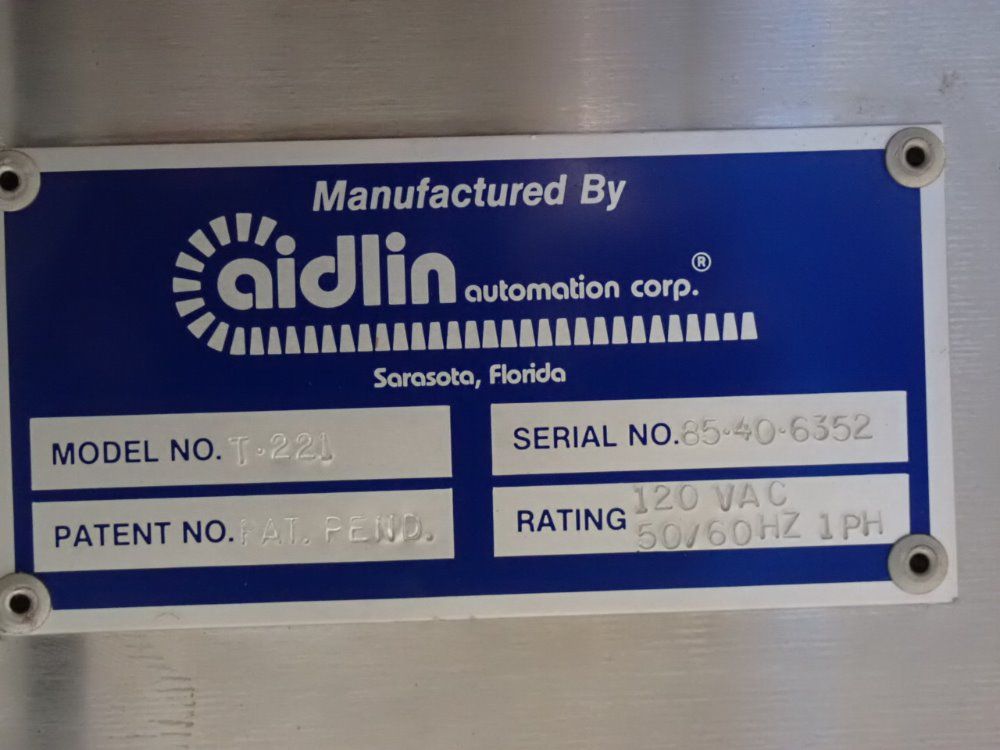 Aidlin Automation Corp 42" Dia T-221 Accumulation Table - T-221
