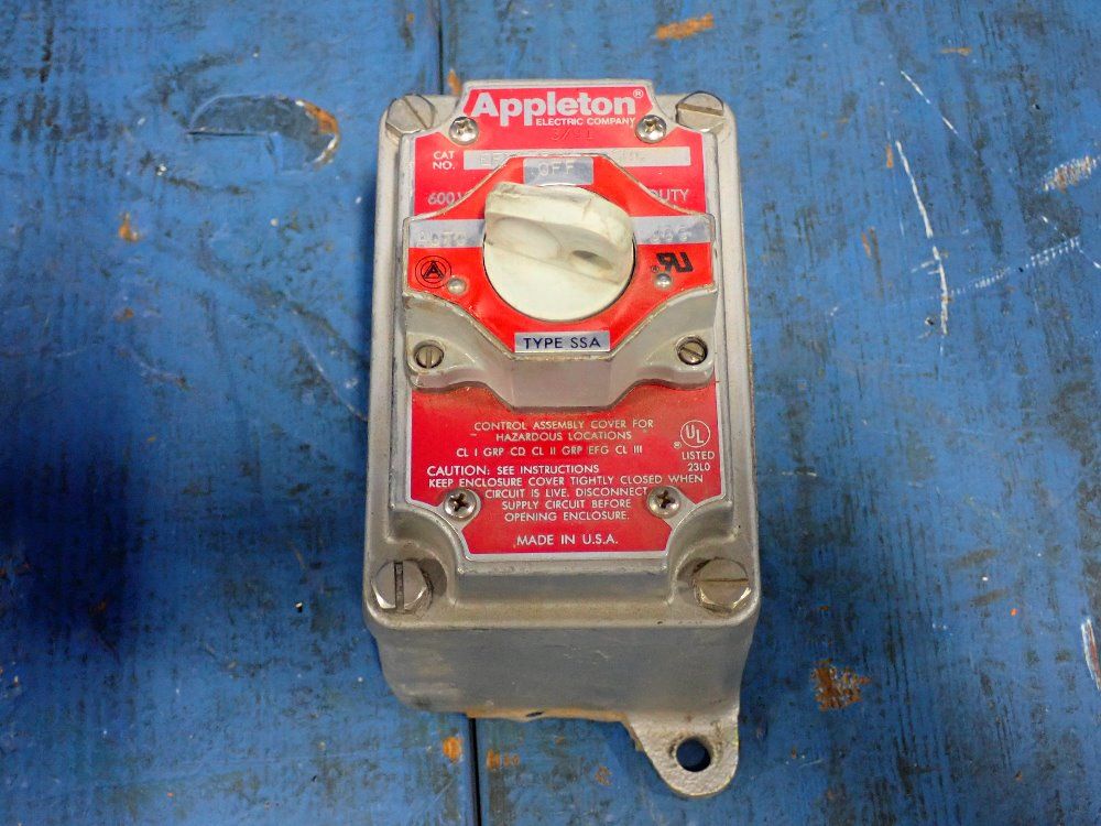 Appleton Electric Co Control Assembly Cover For Hazardous Locations