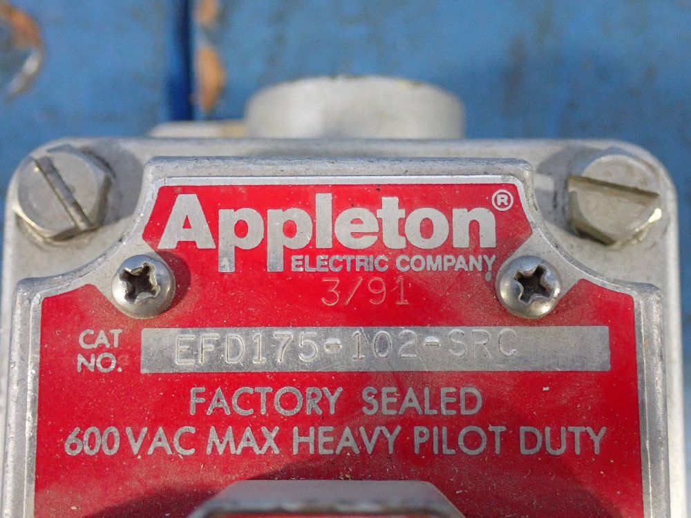Appleton Electric Co Control Assembly Cover For Hazardous Locations