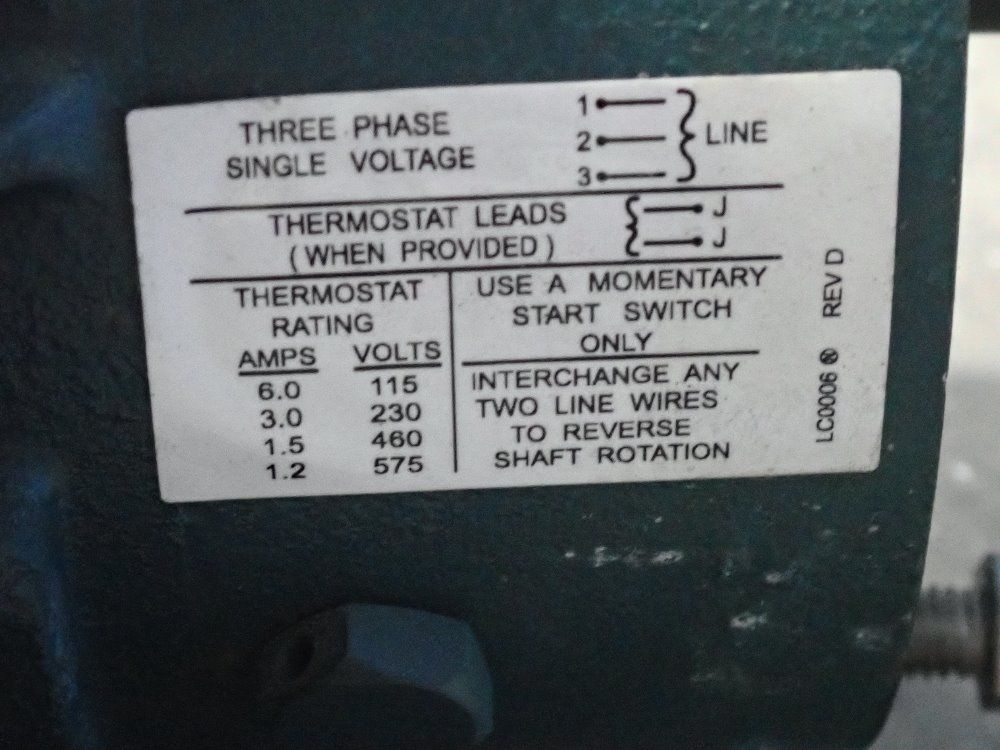 Baldor 1 Hp Motor - 105623600buf
