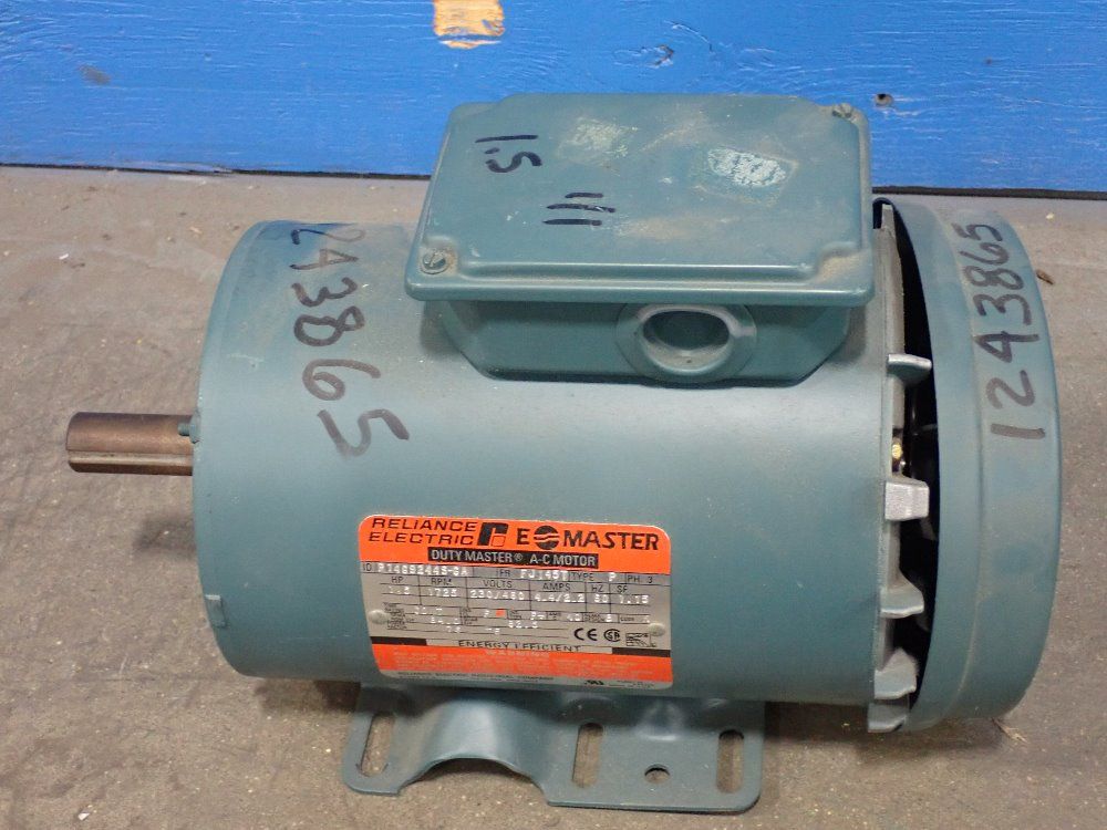 Reliance Electric Co. 1.5 Hp Motor - Duty Master
