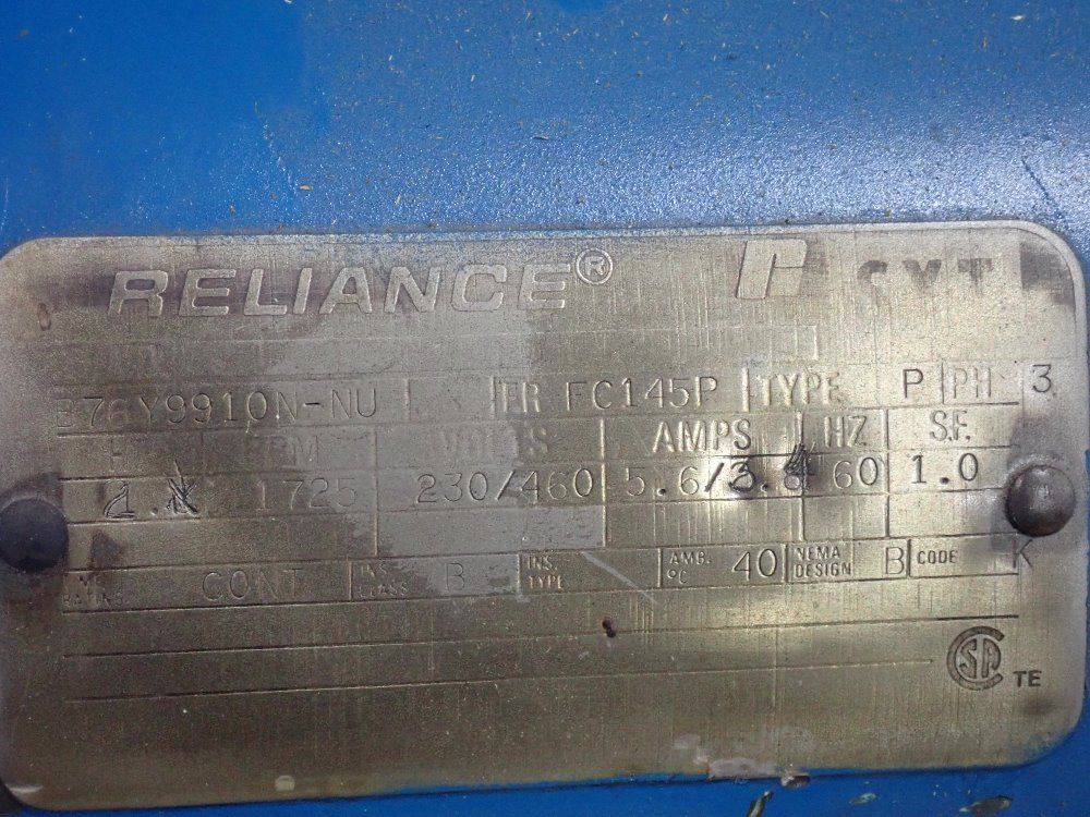 Reliance Electric Co. 1.5 Hp Gear Drive
