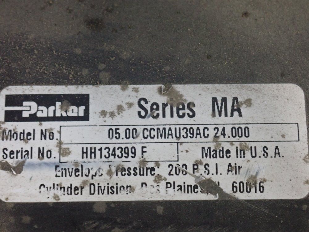 Parker 200 Psi Air Pneumatic Cylnder - 05.00ccmau39ac 24.000