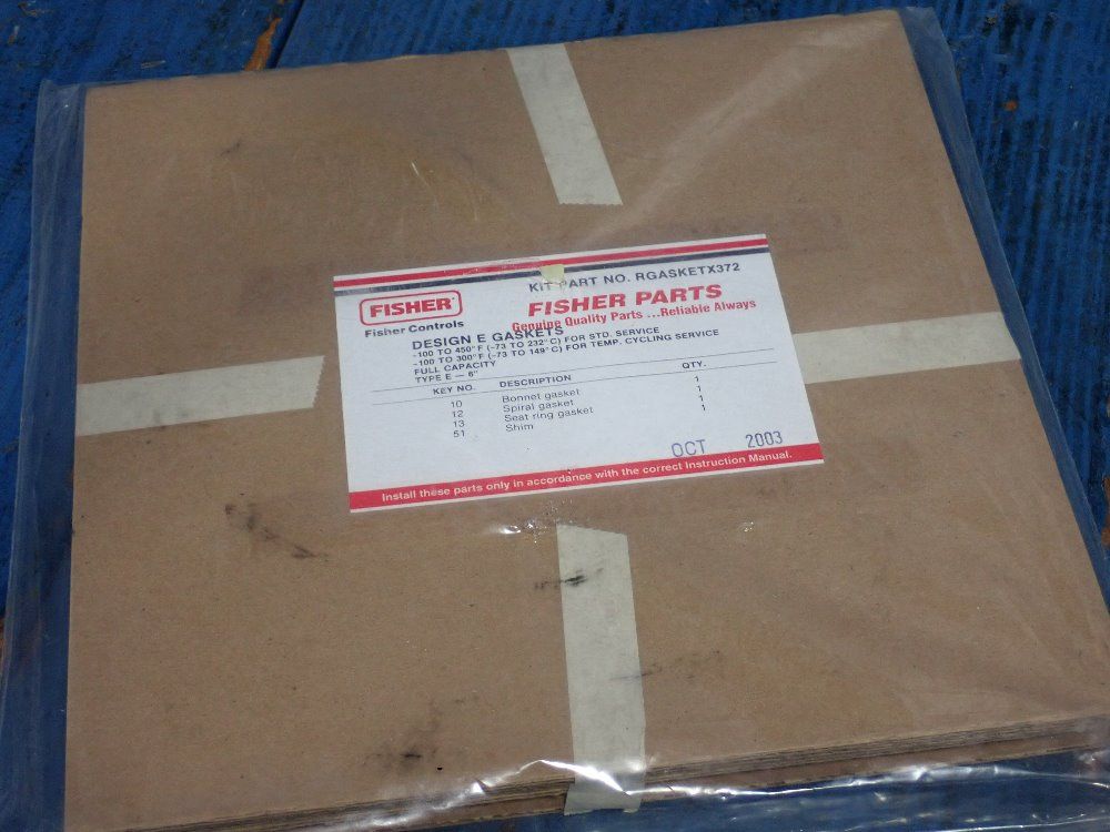 Fisher Controls Gasket Set - Rgasketx372