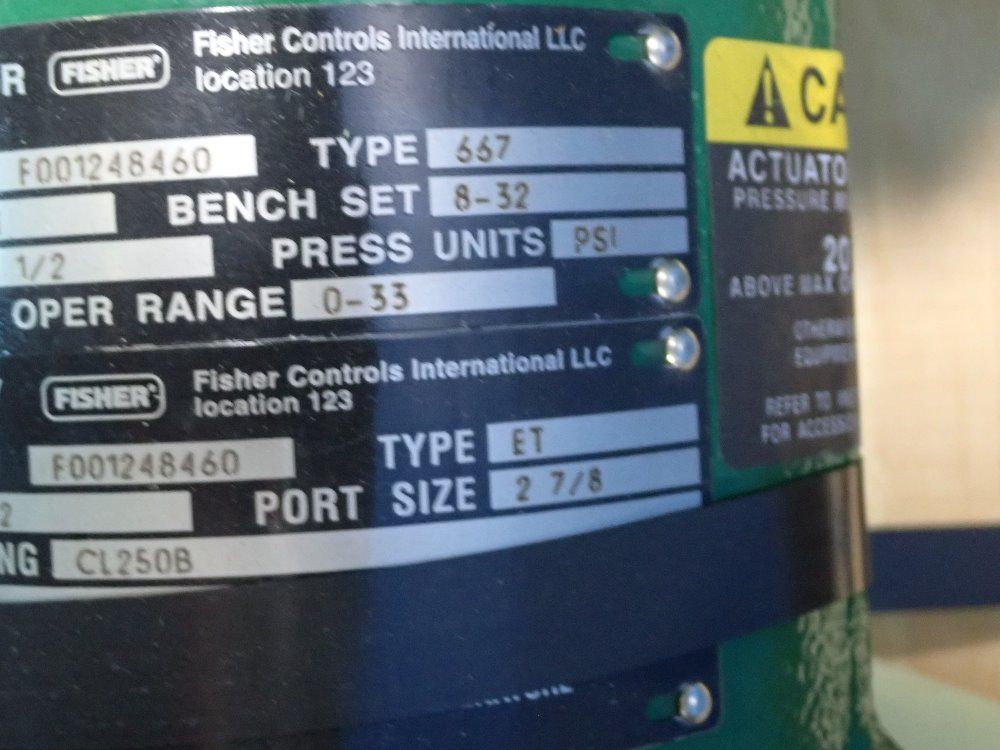 Fisher Actuator Valve - 337