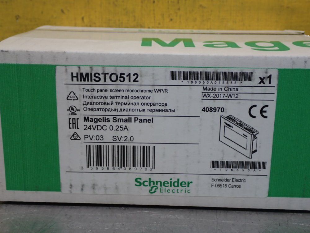 Schneider Electric Hmisto512 Touch Panel Screen Interface - Hmisto512