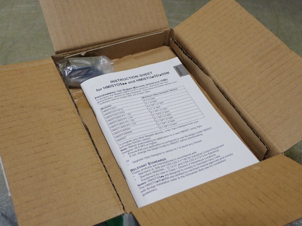 Schneider Electric Schneider Electric Hmisto512 Touch Panel Screen Interface