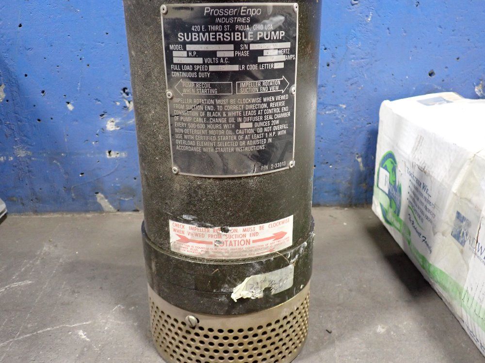 Prosse/enpo 2.5hp Submersible Pump - 9-25134-04x