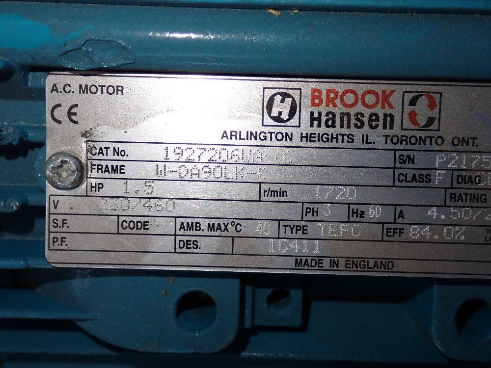 Brook 1.5 Hp Motor