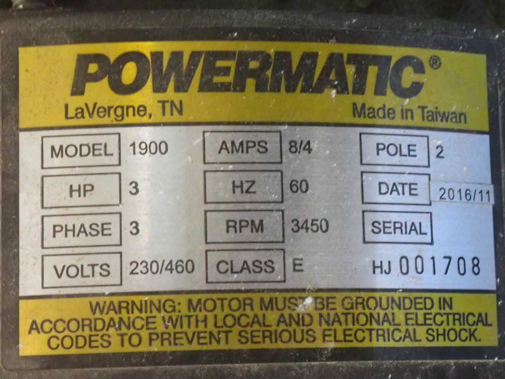 Powermatic 3 Hp Particle Separator - Turbo Cone Pm/900tx-3