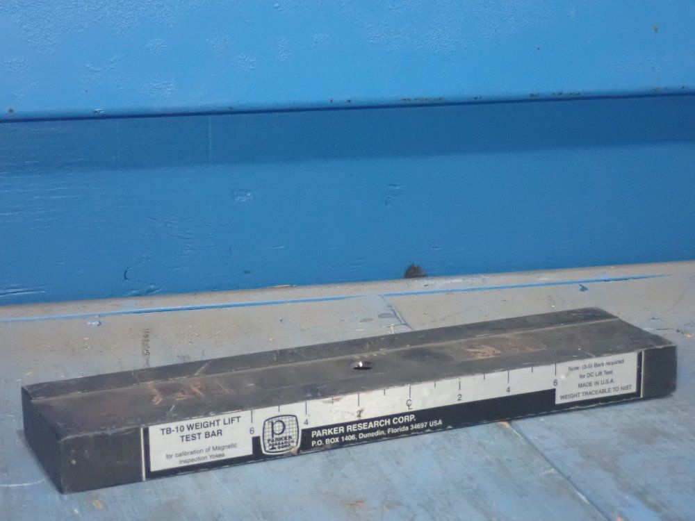 Parker Research Corp. 10 Lbs. 2 Oz. Weight Lift Test Bar - Tb-10