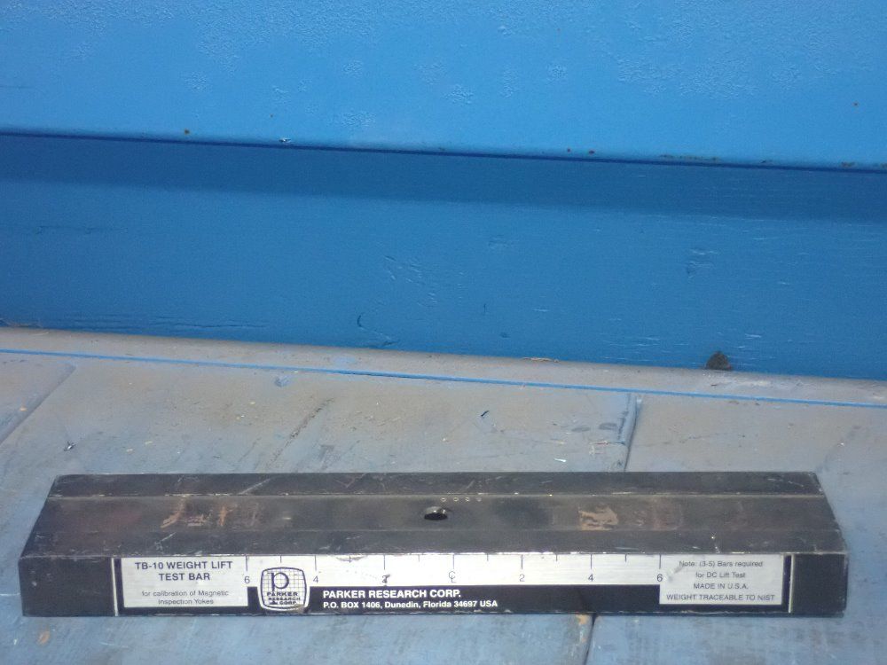 Parker Research Corp. 10 Lbs. 2 Oz. Weight Lift Test Bar - Tb-10