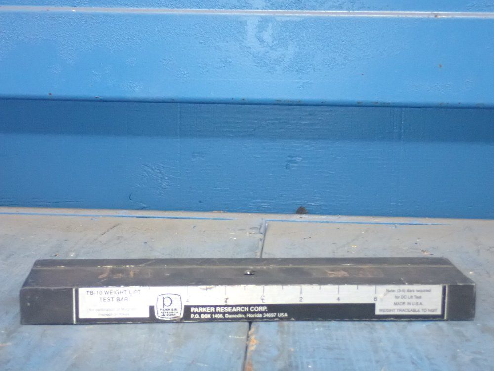 Parker Research Corp. 10 Lbs. 2 Oz. Weight Lift Test Bar - Tb-10