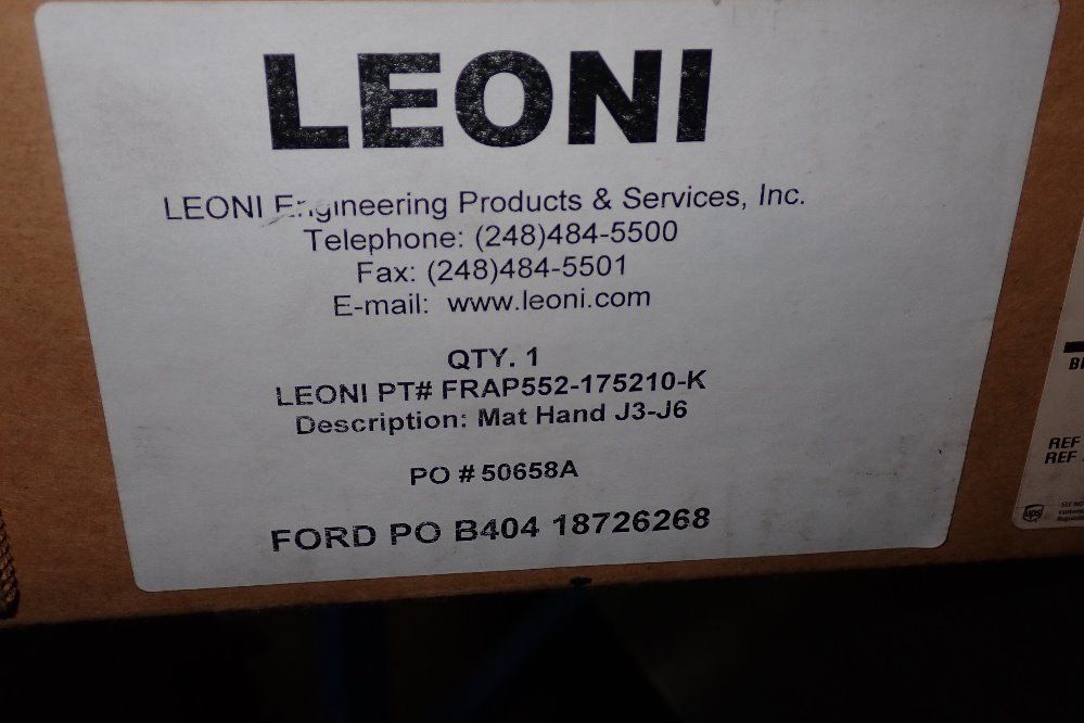 Leoni Tailor 400l Material Handler Kit - J3-j6