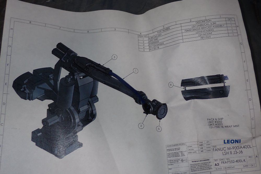 Leoni Tailor 400l Material Handler Kit - J3-j6