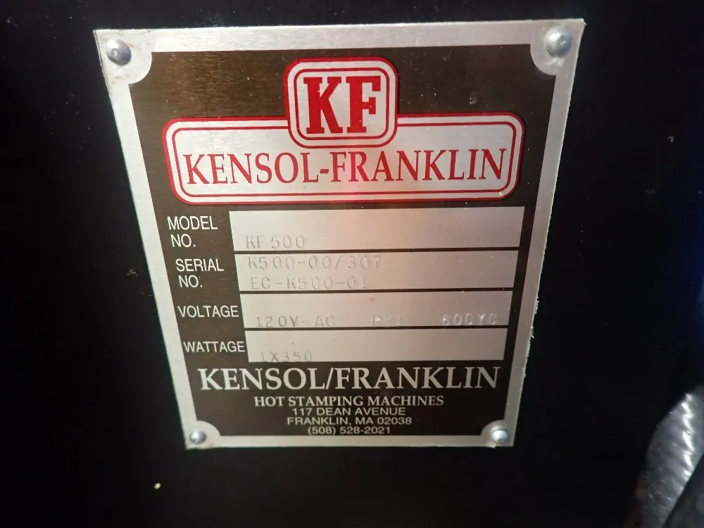 Kensol-franklin Hot Stamper - Kf500