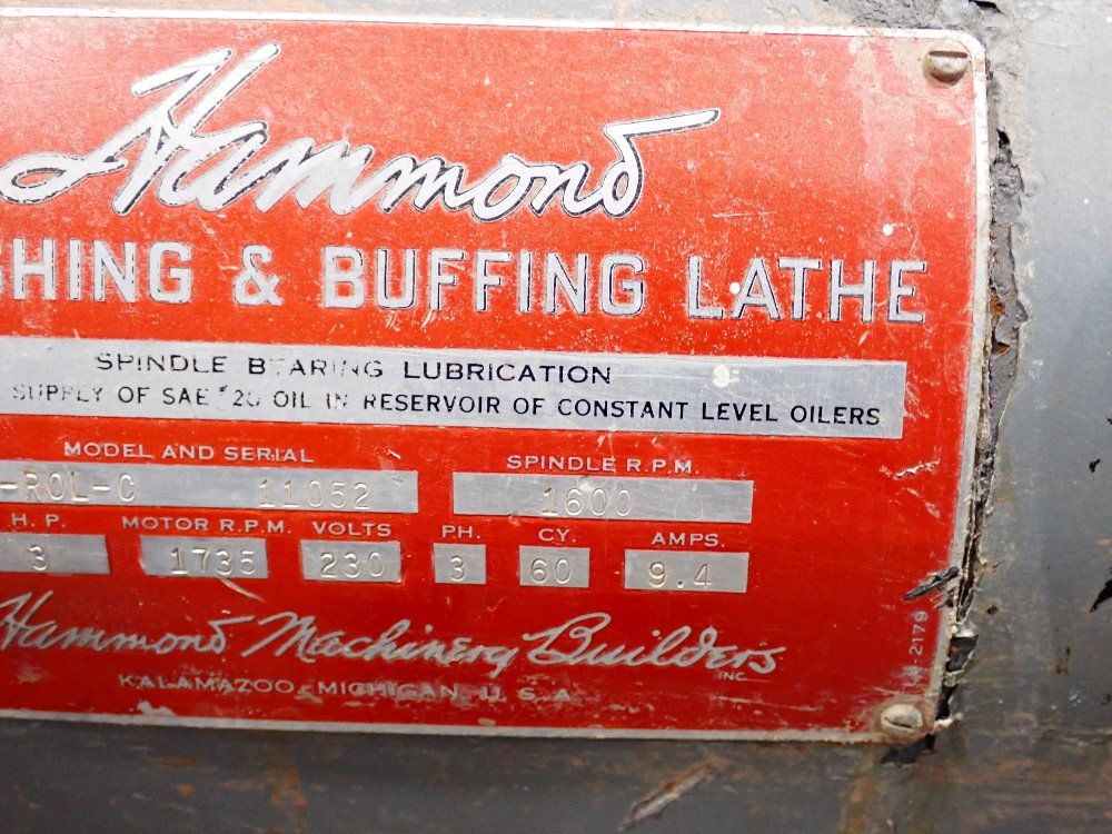 Hammond 3 Hp Buffer - 3-r0l