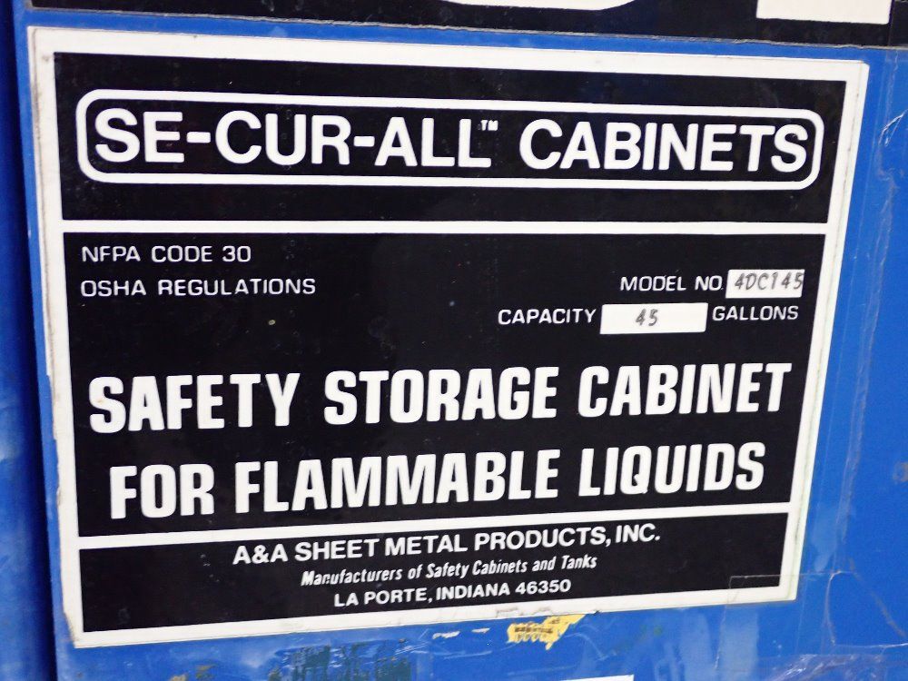 45 Gallons/40" X 14" X 61" Flammable Storage Cabinet