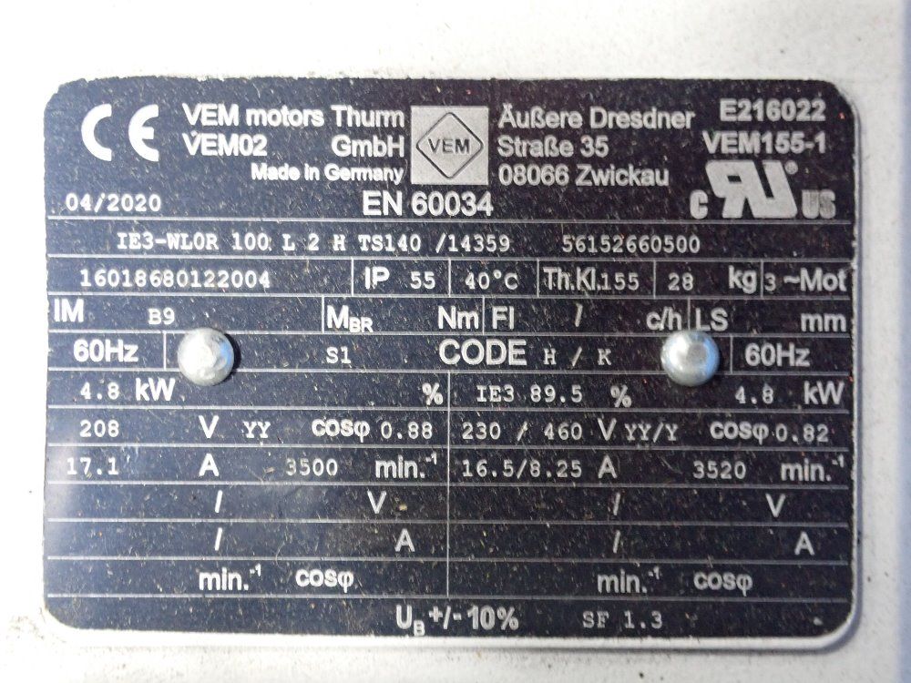 Vem Vacuum Pump - En 60034