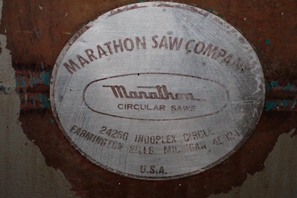 Marathon Saw Company Cut Off Saw