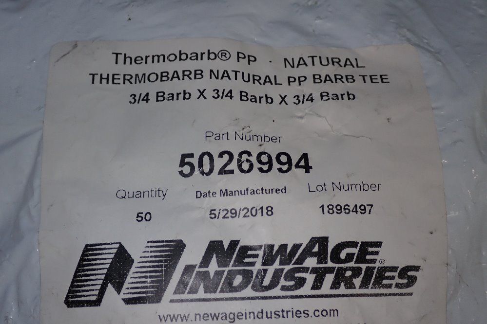 New Age Industries 3/4" Thermo Barb - 5026994