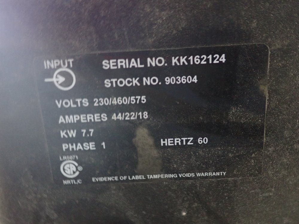 Miller 7.7kw Welder - Millermatic250