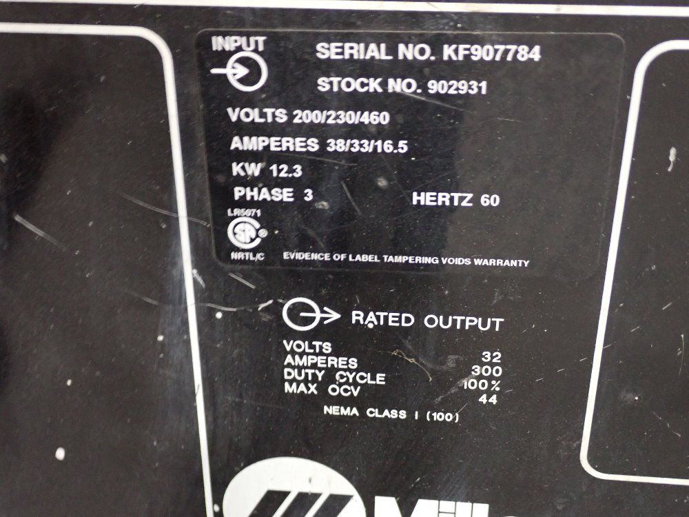 Miller 12.3kw Welder - Cp-300