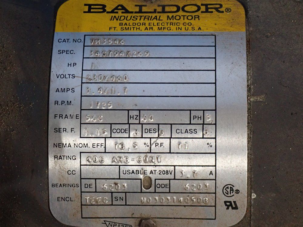 Winsmith 1 Hp Gear Drive - 920mdt