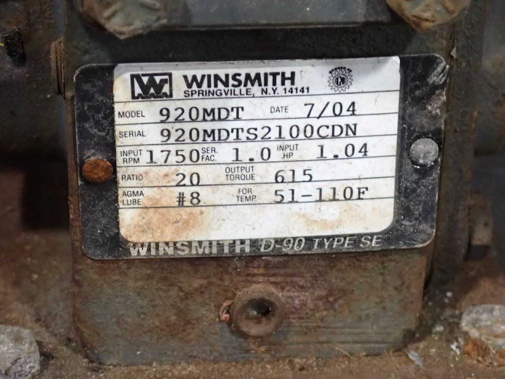 Winsmith 1 Hp Gear Drive - 920mdt