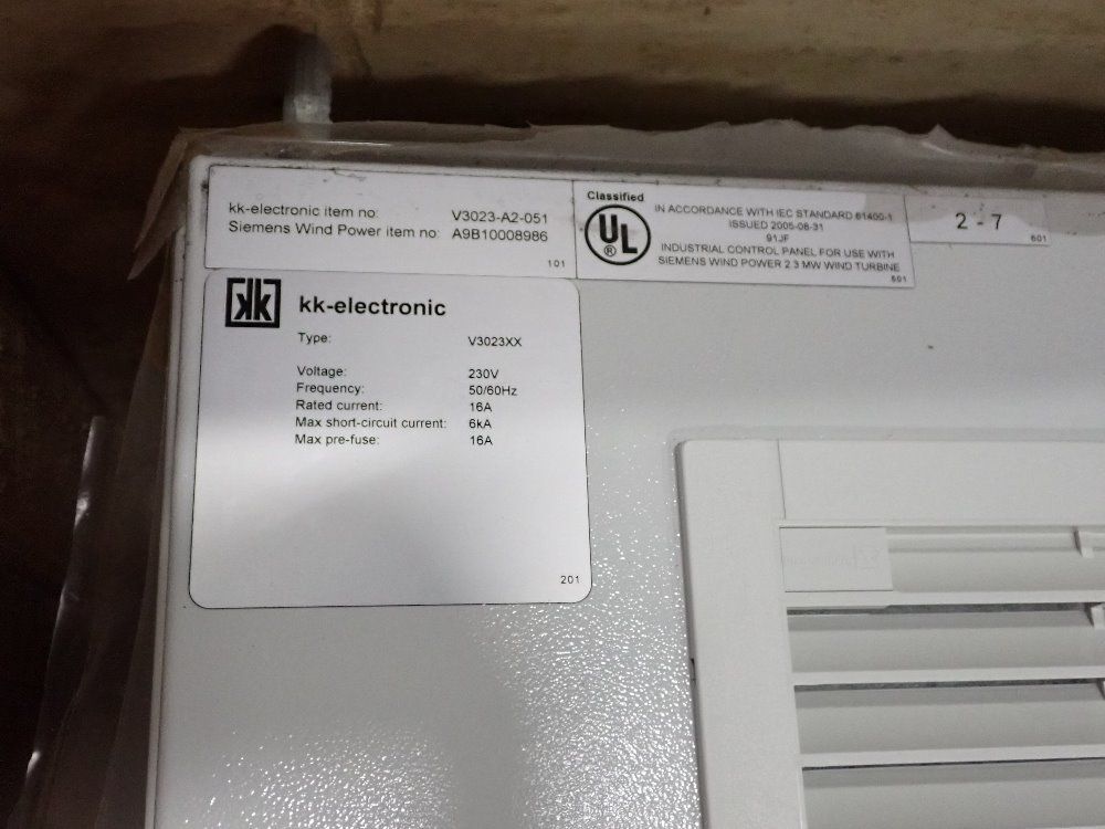 Siemens Gamesa Control Panel - A9b10008986