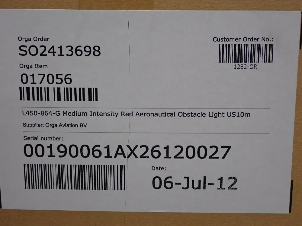 Orga Aeronautical Obstacle Light - L450-864-g