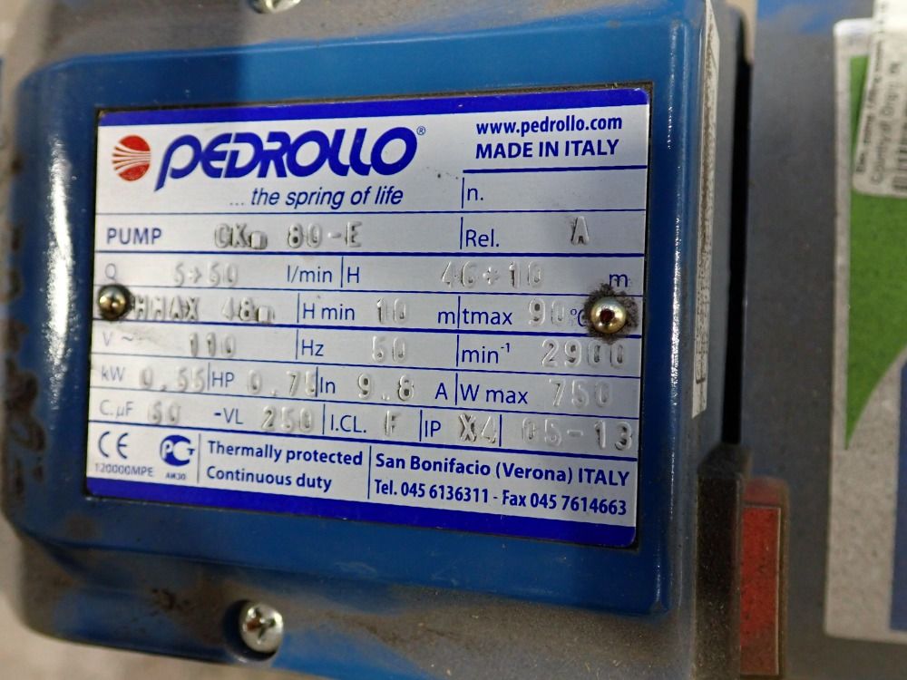Pedrollo Water Pump - Ck.80-e