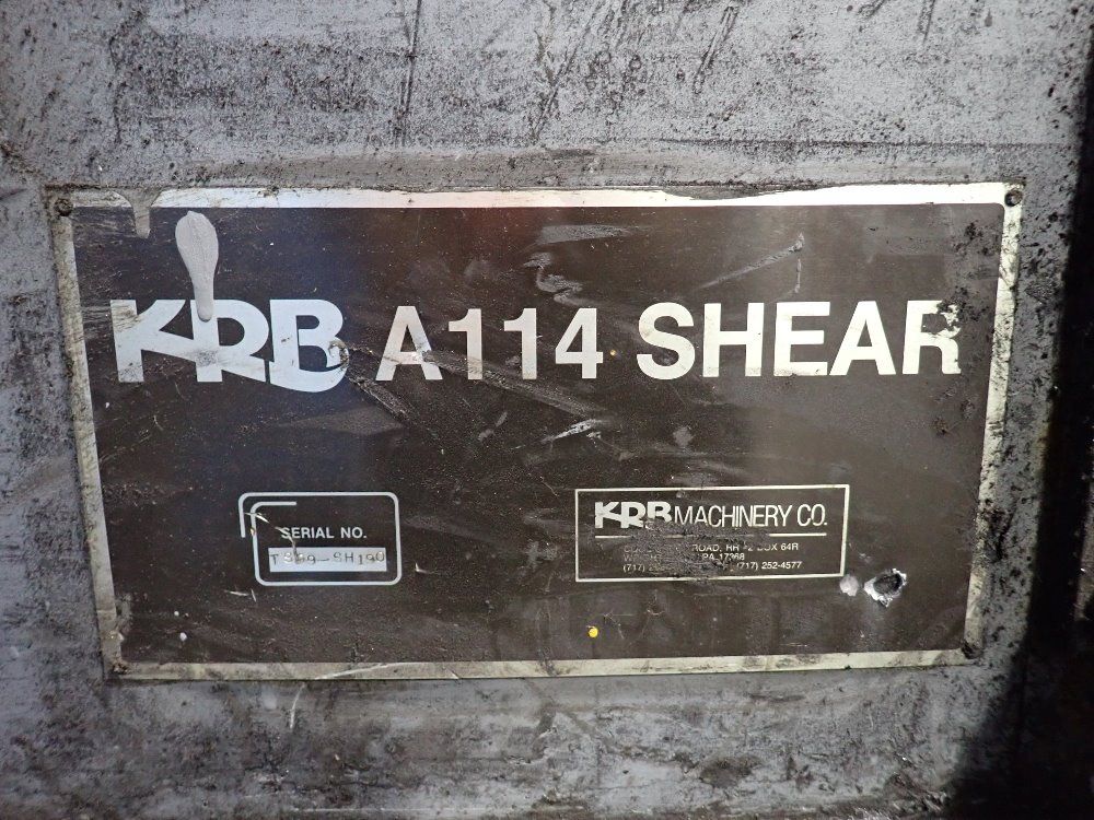 Krb Machinery Alligator Hydraullic Shear - A114