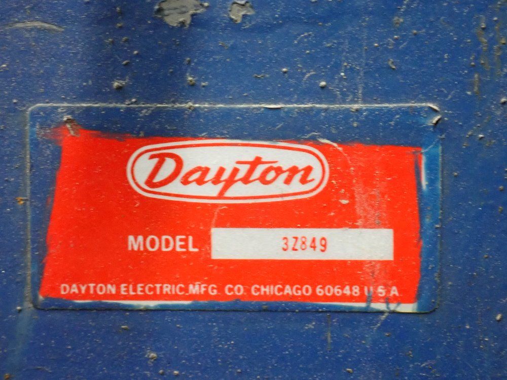 Dayton Electric Mfg. Co. Sand Blast Cabinet - 3z849