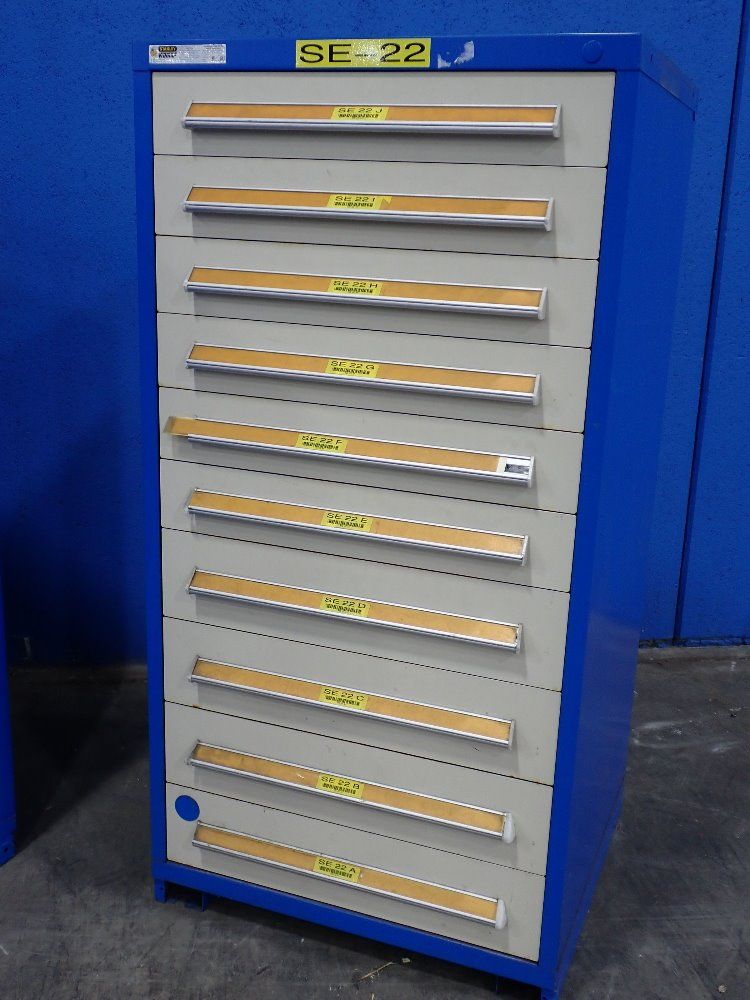 Stanley Vidmar 10 Drawers Tool Cabinet