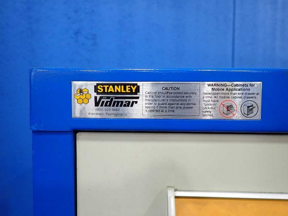 Stanley Vidmar 10 Drawers Tool Cabinet