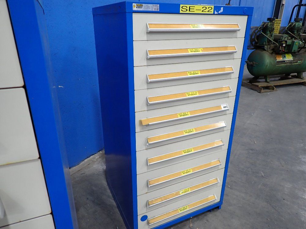 Stanley Vidmar 10 Drawers Tool Cabinet