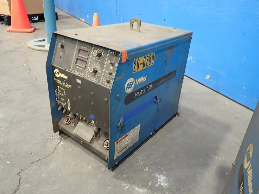 Miller Dc Inverter Arc Welder - Maxtron 450 Cc/cv