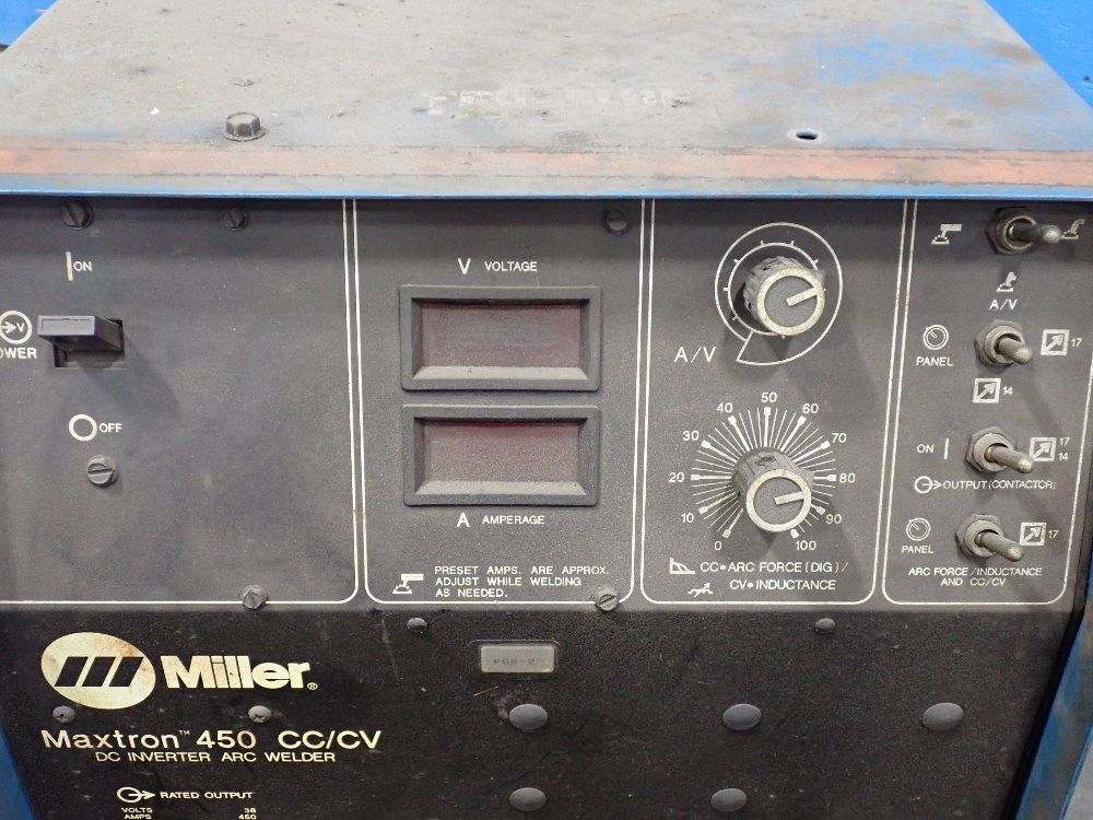 Miller Dc Inverter Arc Welder - Maxtron 450 Cc/cv