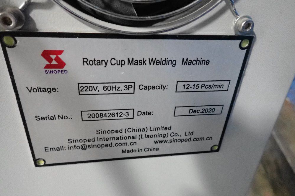 Sinoped Rotary Cup Mask Welding Machine