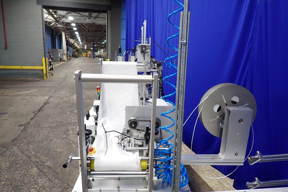 Sinoped 14" X 188" Automatic Kn95 Mask Machine