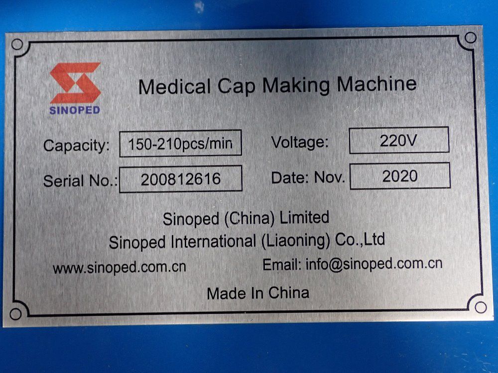 Sinoped Medical Cap Making Machine