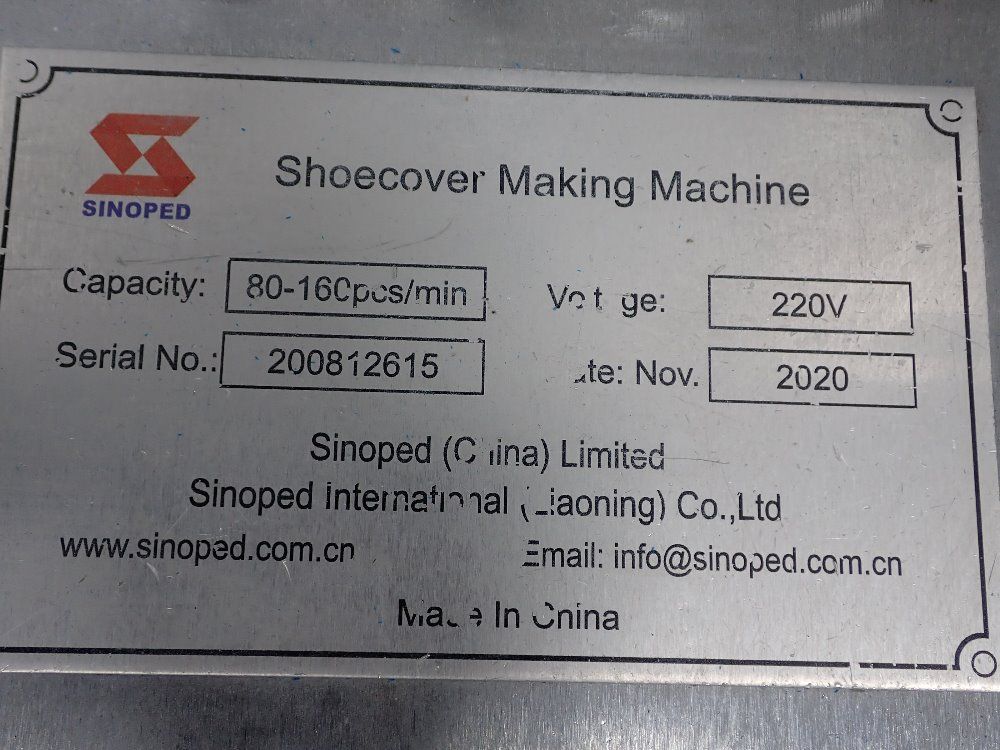Sinoped Shoe Cover Machine