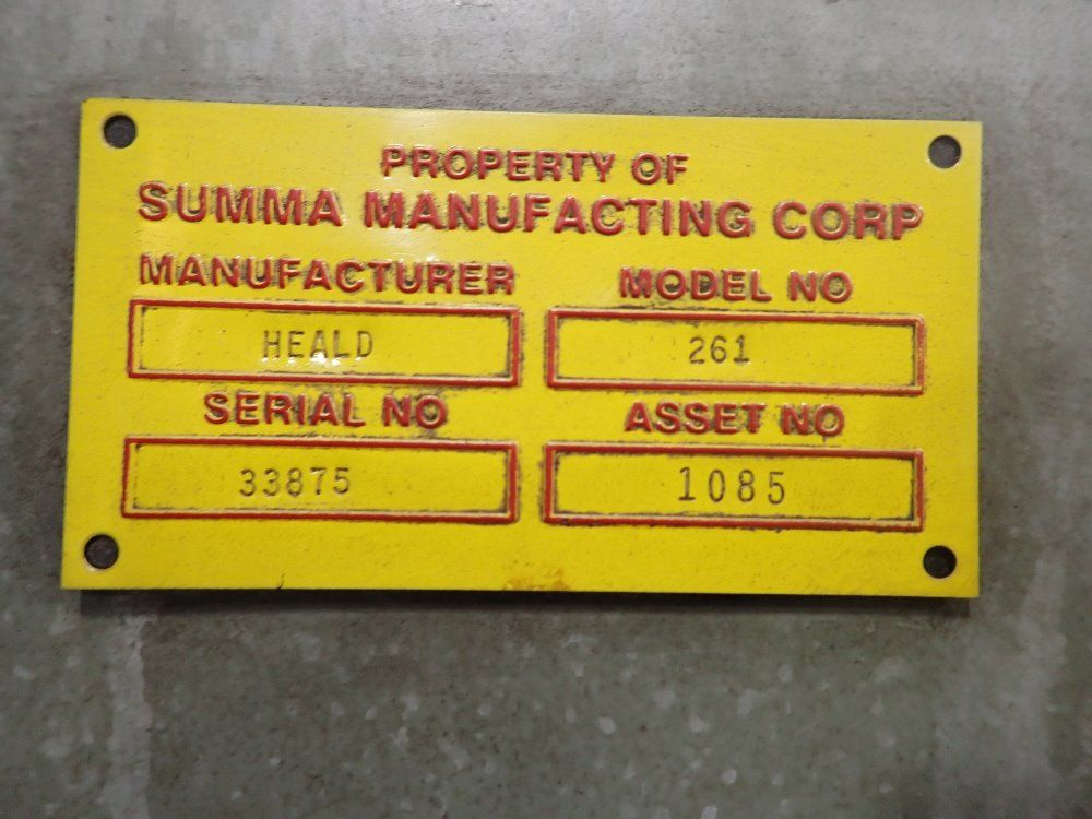 Heald 16" Rotary Surface Grinder - 261