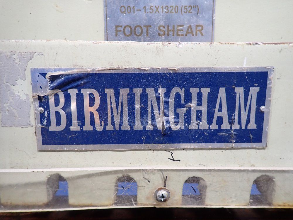 Birmingham 52" Shear - Q01-15x1320