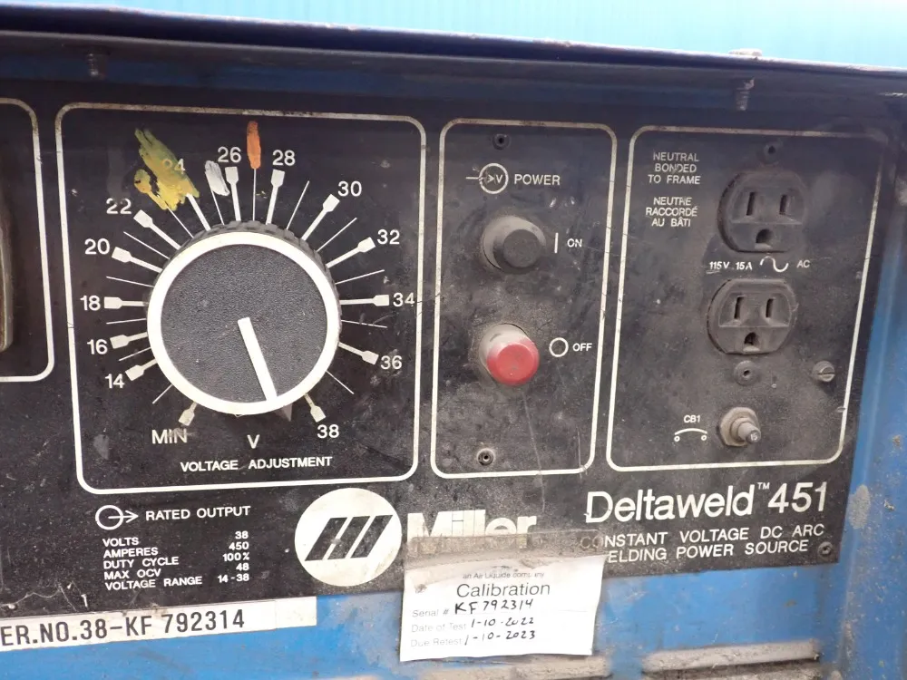 Miller Welder - Deltaweld 451